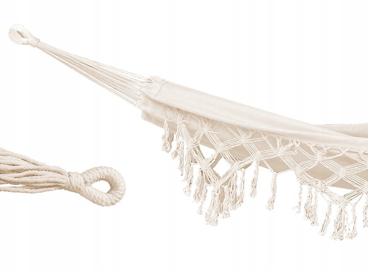 HAMAK OGRODOWY DWUOSOBOWY MOCNY DUŻY XXL BOHO 2 OSOBOWY BRAZYLIJSKI + TORBA