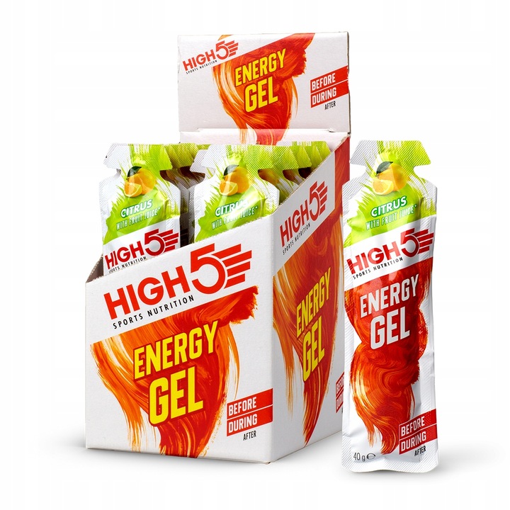 ŻEL ENERGETYCZNY HIGH5 - MIKS SMAKÓW 8 X 40G MIX