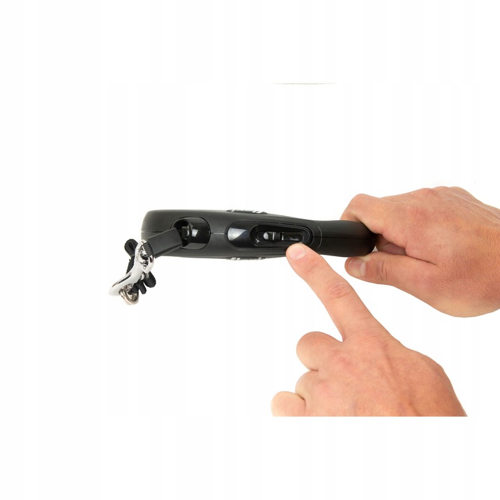 Smycz Automatyczna Dla Psa Flexi New Classic S Taśma 5m Czarna Do 15kg