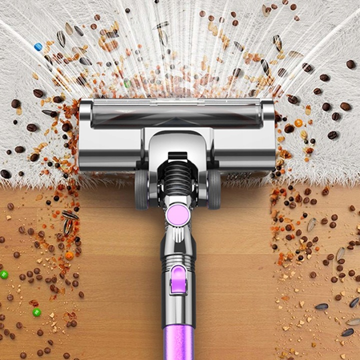 ODKURZACZ AKUMULATOROWY PIONOWY RĘCZNY BEZPRZEWODOWY 400W 4W1 30kPa DO DOMU