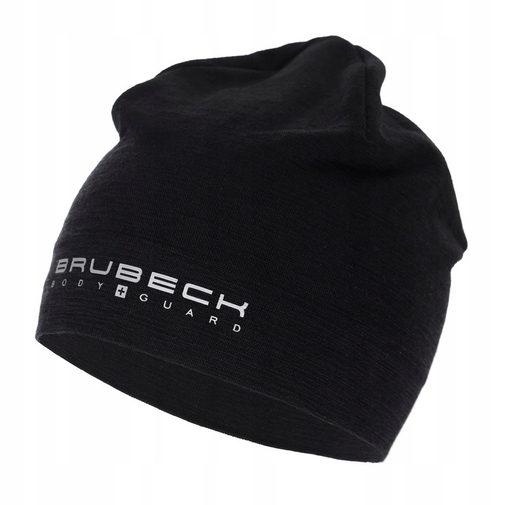 CZAPKA ZIMOWA BRUBECK TERMOAKTYWNA WEŁNA MERYNOSA MERINO męska damska