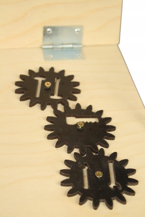 Drewn warsztat majsterkowicz tablet kłódka skrzynka 24 elementy + IMADŁO !!