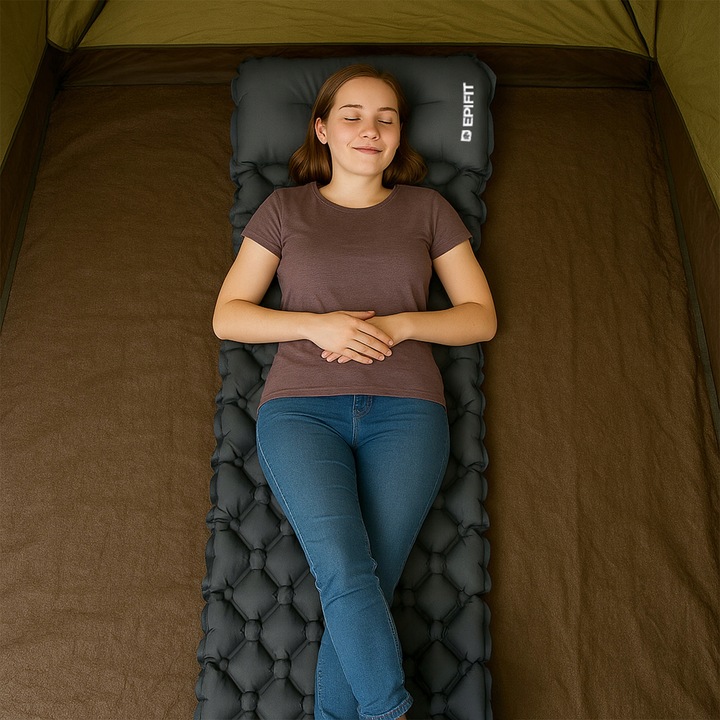 ULTRALEKKI Materac Samopompujący do spania jednoosobowy Karimata Dmuchana