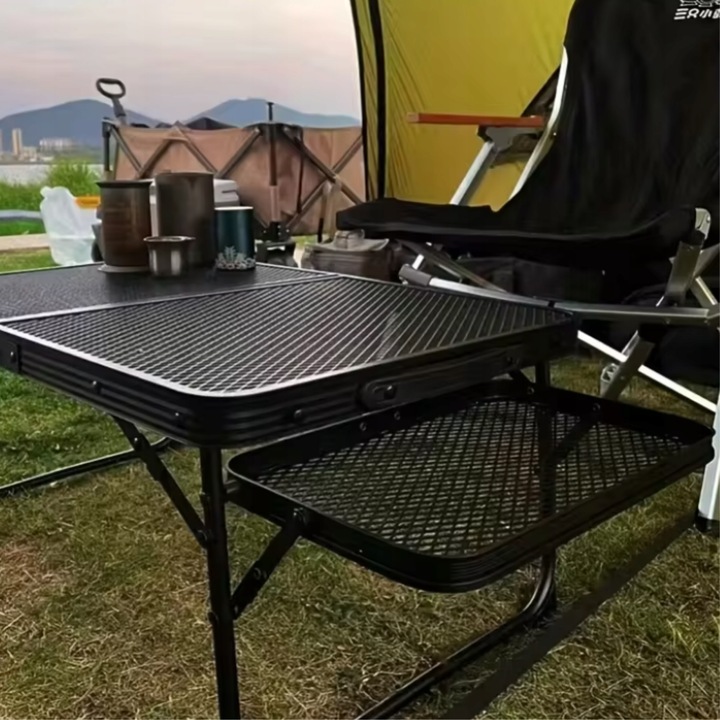 Stół stolik turystyczny LUARO kempingowy składany 98x 70 x 40 x 32 cm