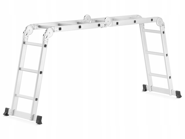 Drabina aluminiowa przegubowa SKŁADANA wielofunkcyjna rozkładana 4x4 HIGHER