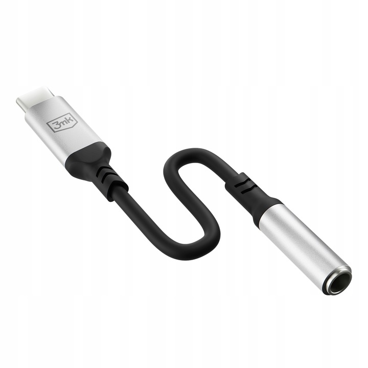 Adapter audio 3mk USB-C - Jack 3,5 mm typ żeński