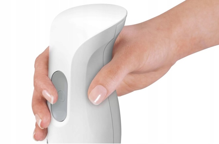 Blender ręczny Bosch MSM26500 600W QuattroBlade Rozdrabniacz Biały