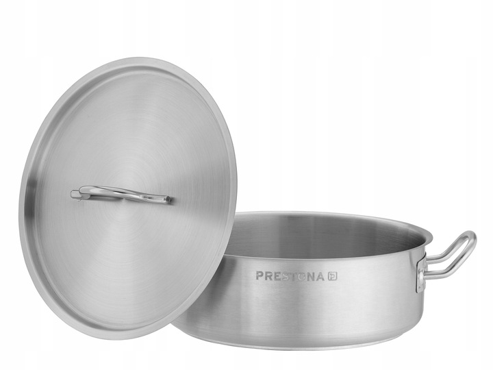 GARNEK INDUKCJA NIERDZEWNY 2,2 L NISKI 200 mm TROJWARSTWOWE DNO PRESTONA