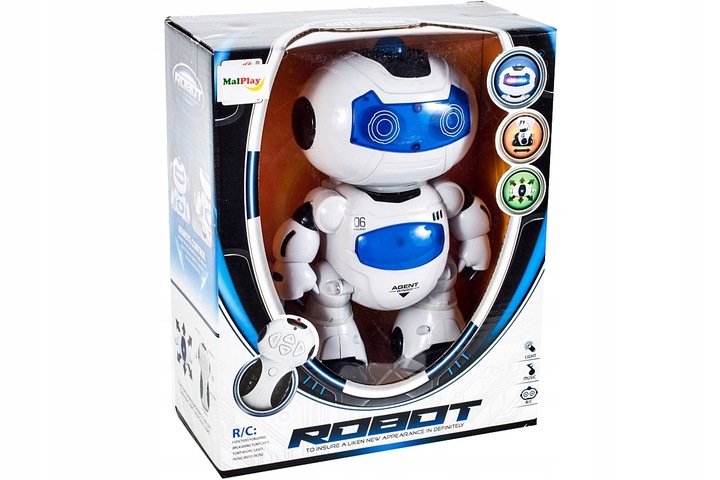 ROBOT NA PILOTA Zdalnie Sterowany AGENT WOWEE WILO RC NA BATERIE DLA DZIECI