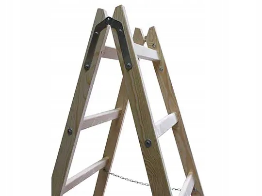Drabina drewniana rozstawna 2x6 stopni malarska Standard