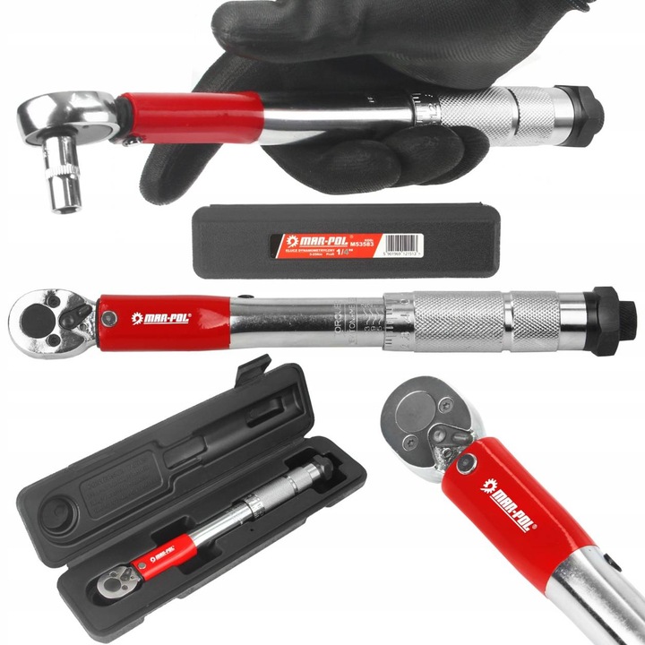 KLUCZ DYNAMOMETRYCZNY 1/4" 5-25 Nm DO KÓŁ Z BLOKADĄ