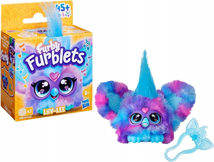 F9703 Furby Furblets Luv-Lee Interaktywna maskotka 45 dźwięków Hasbro