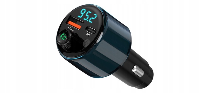 Transmiter FM Bluetooth Navitel BHF05 MAX zestaw głośnomówiący, USB-A USB-C