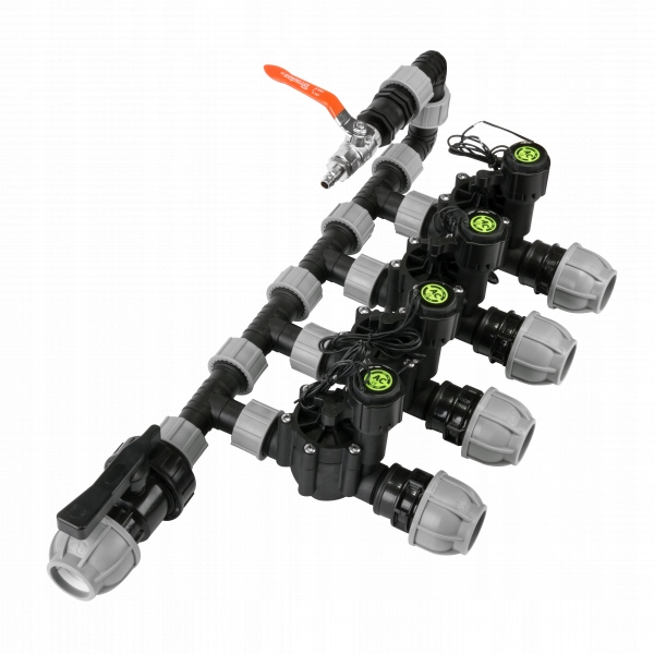 ELEKTROZAWÓR Z REGULACJĄ PRZEPŁYWU DO NAWADNIANIA OGRODU 2x GZ 1 CAL BRADAS