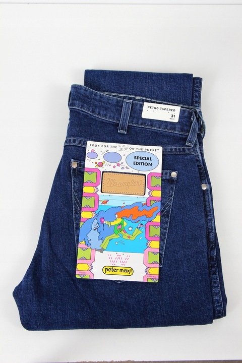 WRANGLER X PETER MAX JEANSY TAPERED BRYSON_W28 L32