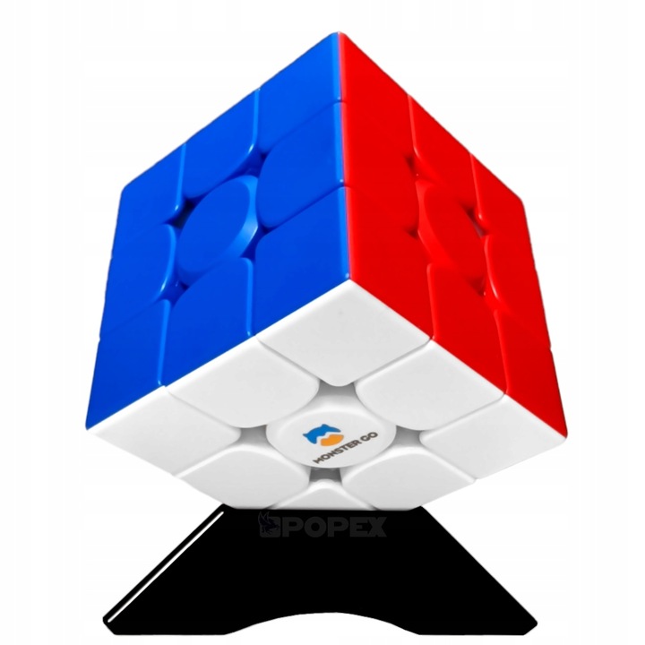 PROFESJONALNA KOSTKA 3x3 MAGNETYCZNA GAN MONSTER GO + PODSTAWKA + ALGORYTMY
