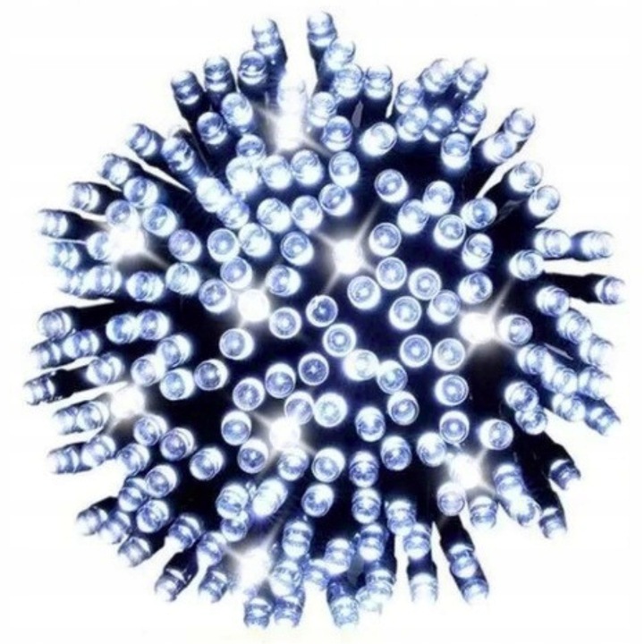 LAMPKI CHOINKOWE 500 LED BIAŁE ZIMNE 35M PROGRAMATOR ŚWIATEŁKA ŁAŃCUCH