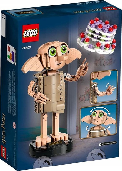KLOCKI LEGO HARRY POTTER 76421 ZGREDEK SKRZAT DOMOWY NOWE DLA DZIECI +TORBA