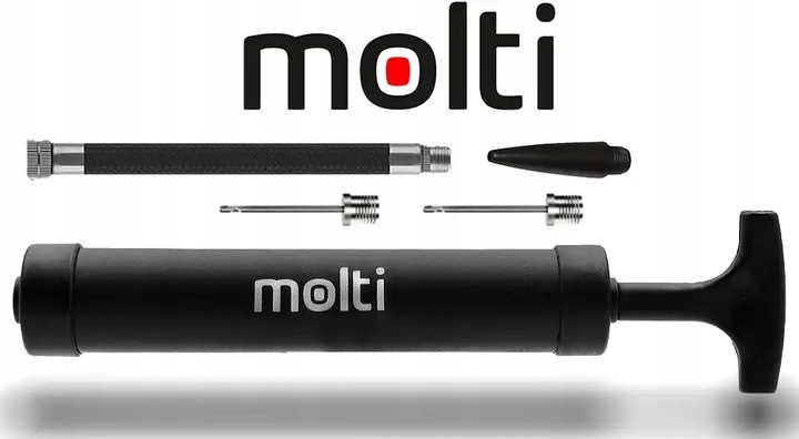 POMPKA RĘCZNA DO POMPOWANIA PIŁEK + WĘŻYK ELASTYCZNY IGŁY UNIWERSALNA MOCNA