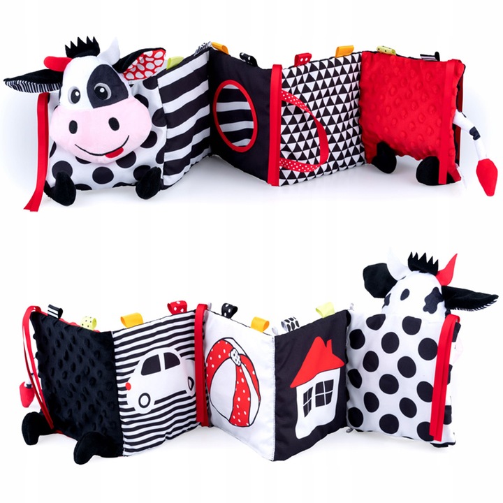 SENSORYCZNA KSIĄŻECZKA HARMONIJKA KRÓWKA 81044 BALIBAZOO