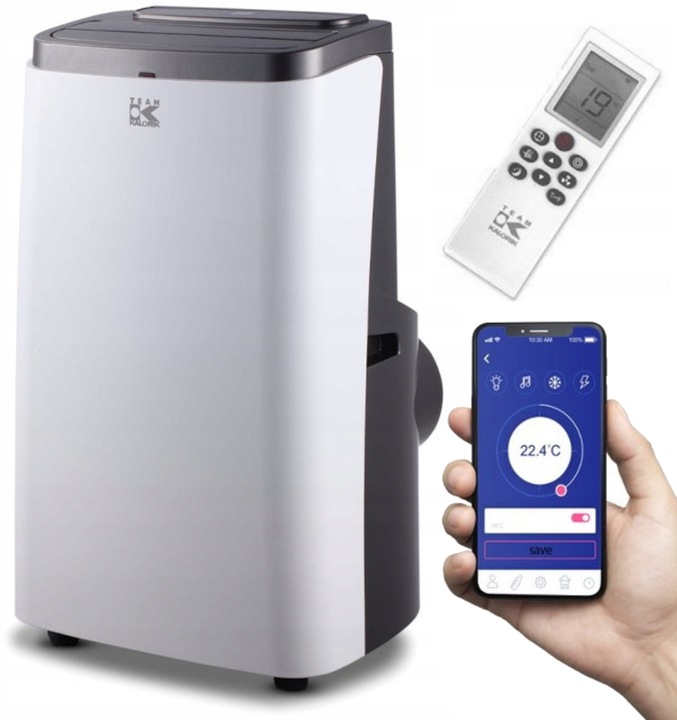 KLIMATYZATOR PRZENOŚNY Klima 12000BTU 3,53kW WIFI APKA KALORIK ACM1008S