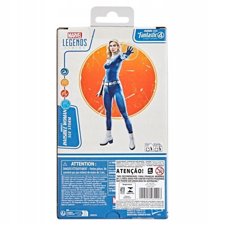 Fantastyczna Czwórka figurka akcji Invisible Woman Marvel Legends Hasbro
