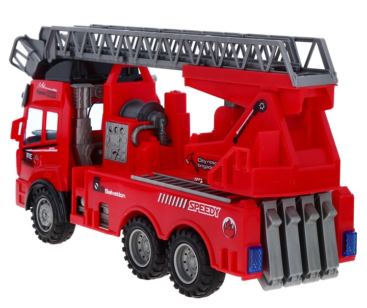 STRAŻ POŻARNA DUŻE AUTO ZDALNIE STEROWANE PILOTEM R/C WÓZ STRAŻACKI PREZENT