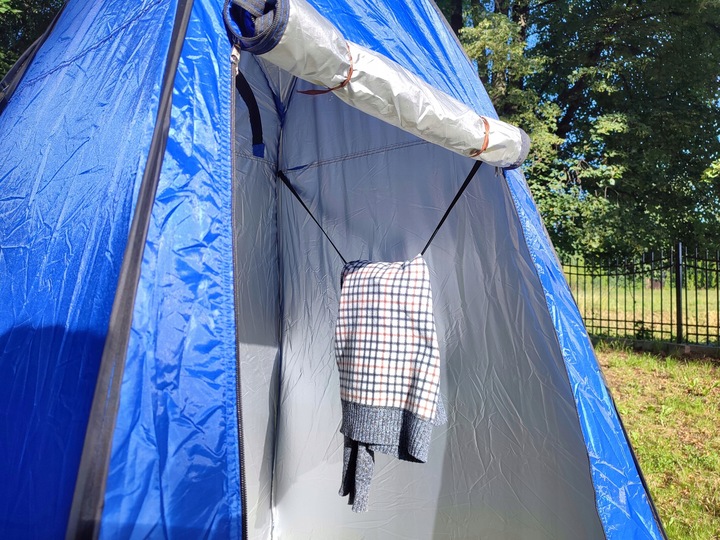 Namiot Przebieralnia na Prysznic Toaleta WC Przenośna Plażowy Kempingowy