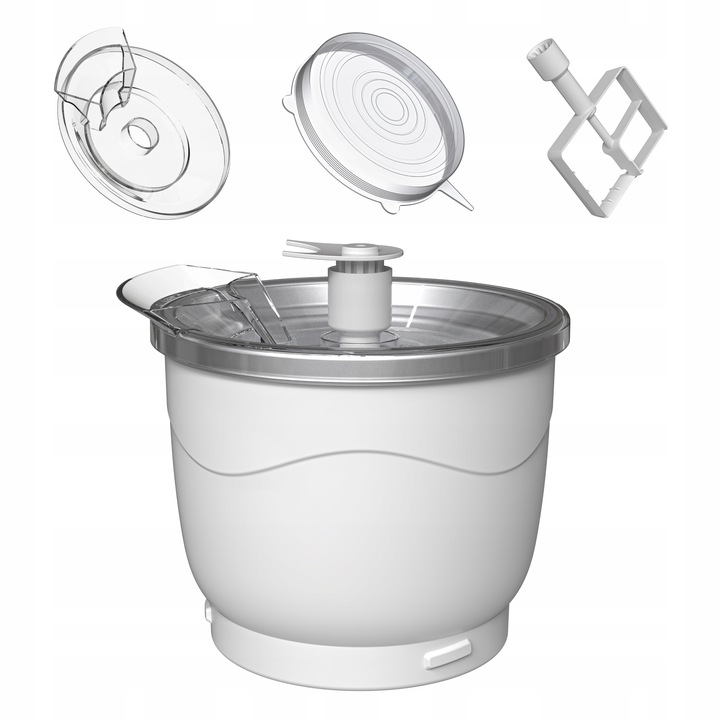 ROBOT KUCHENNY PLANETARNY Vertenz MOC 1900W 4 końcówki+MISA DO LODÓW GRATIS