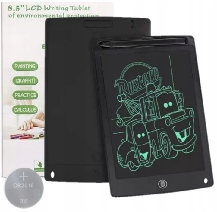 DUŻY TABLET GRAFICZNY DO RYSOWANIA RYSIK ZNIKOPIS TABLICA NOTATNIK LCD
