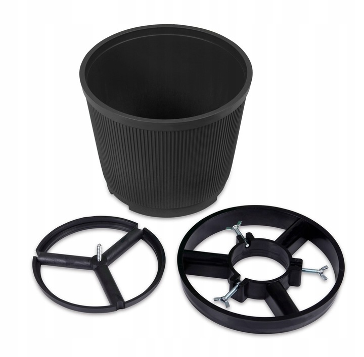 DONICA STOJAK NA POD CHOINKE DO CHOINKI PODSTAWKA 10L ZIELONY GRAFITOWY