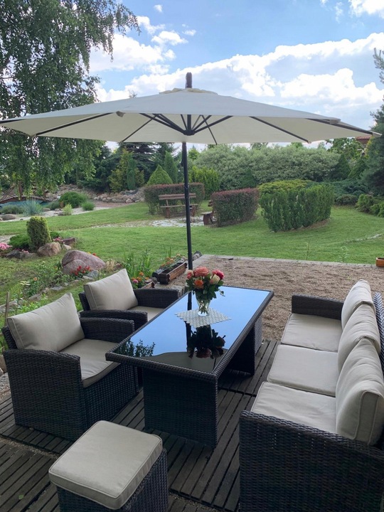 PODSTAWA PARASOLA OGRODOWEGO STOJAK NA PARASOL NAPEŁNIANE WODĄ WYTRZYMAŁY