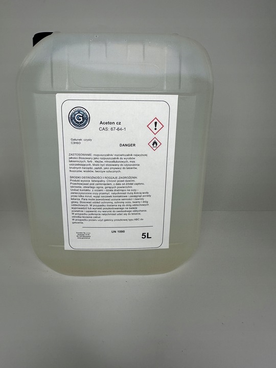 Aceton Czysty 5L