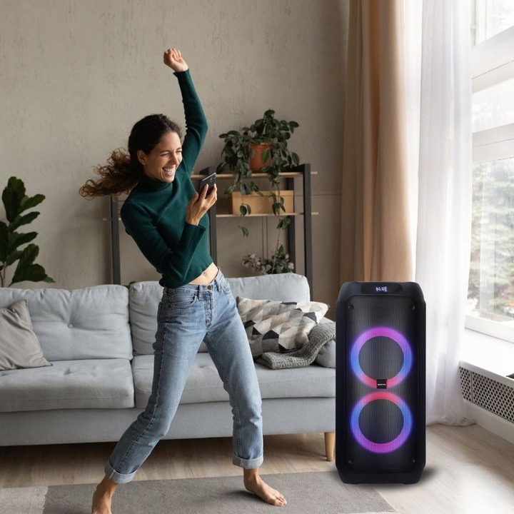 Głośnik Karaoke Bluetooth MANTA ATTIS Mikrofon USB Power Audio Przenośny