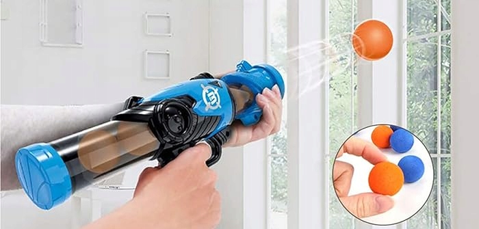 STRZELANIE DO CELU ROBOT + 2x PISTOLET NA KULKI LICZNIK GRA ZRĘCZNOŚCIOWA