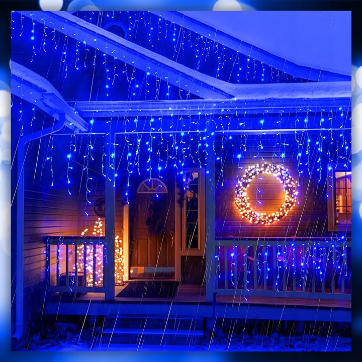 SOPLE LAMPKI CHOINKOWE 300 LED 15,2 M ZEWNĘTRZNE ŚWIĄTECZNE ŚWIATEŁKA FLASH