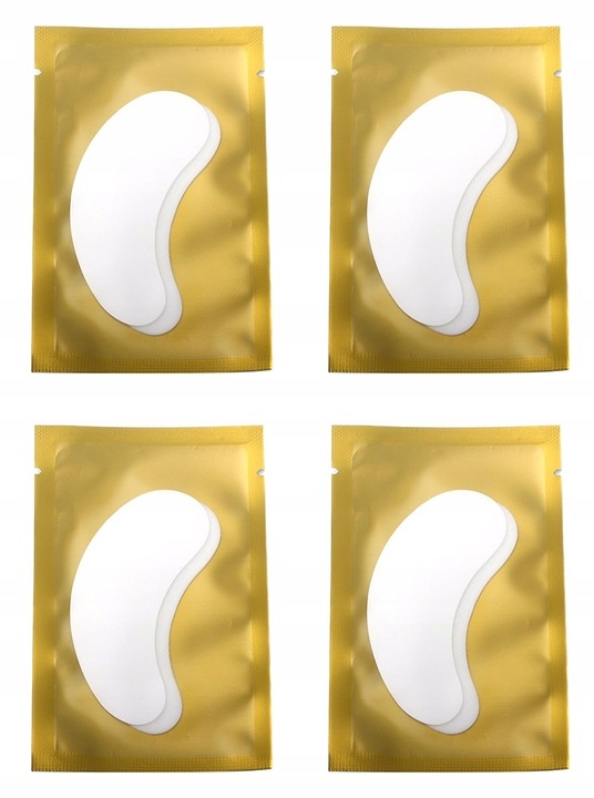 Płatki Pod Oczy Do Przedłużania Rzęs Żółte 50 Par