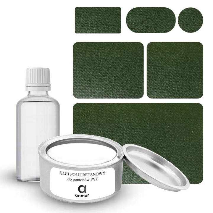 ZESTAW NAPRAWCZY do pontonu PVC KLEJ 2xŁATKA