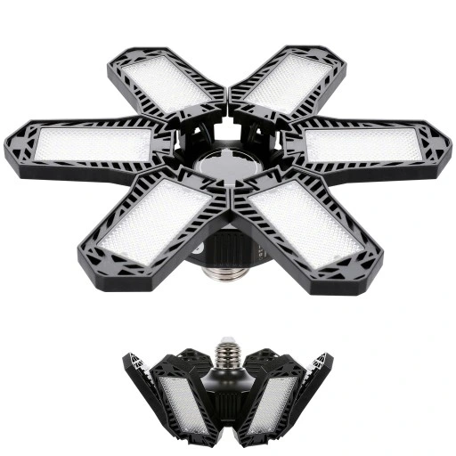 OŚWIETLENIE WARSZTATOWE GARAŻOWE PRACA SUFITOWA ŻARÓWKI LED OŚWIETLENIE