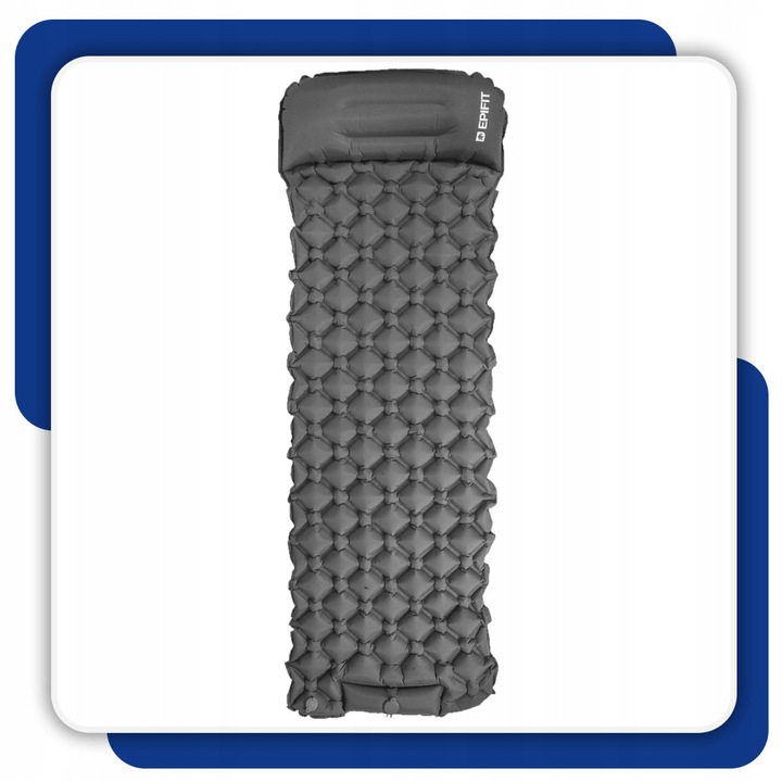 Materac Samopompujący Jednoosobowy Pojedynczy do Spania Pod Namiot 190x60cm