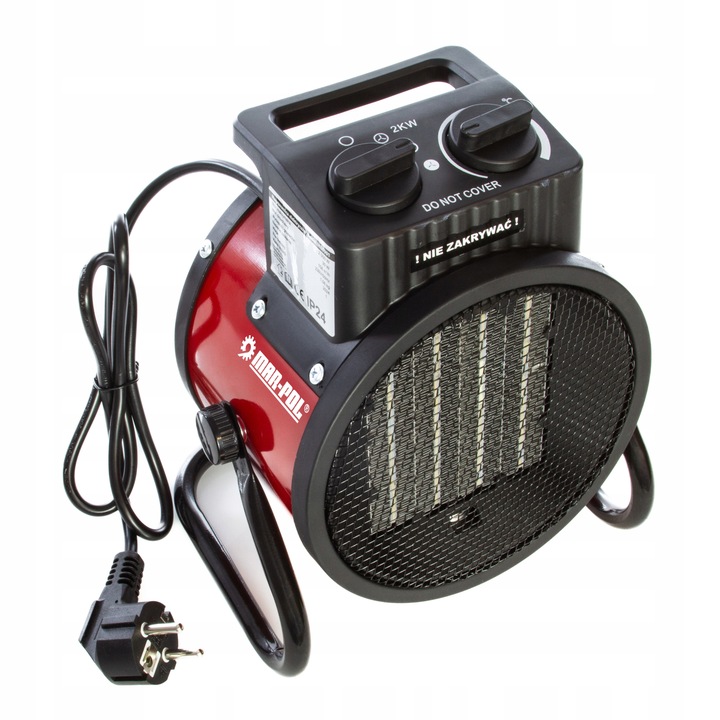 NAGRZEWNICA ELEKTRYCZNA 2000W OGRZEWACZ WENTYLATOR TERMOWENTYLATOR FARELKA