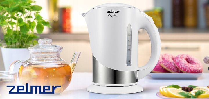 Czajnik elektryczny Zelmer ZCK7630W 2200 W 1,7 l biały