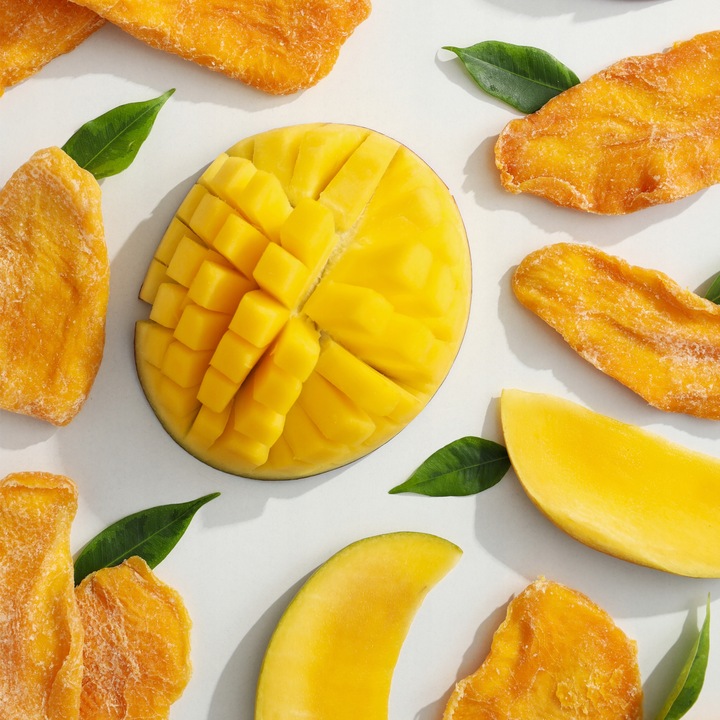 MANGO SUSZONE Grube PLASTRY 1kg Mięsiste Aromatyczne KLASA A+ nutt