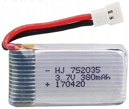 5szt akumulatorów 3.7v 380mAh H107C H107D hubsan
