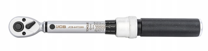 KLUCZ DYNAMOMETRYCZNY Z BLOKADĄ ETUI CERTYFIKAT KALIBRACJI 1-25NM 1/4'' JCB