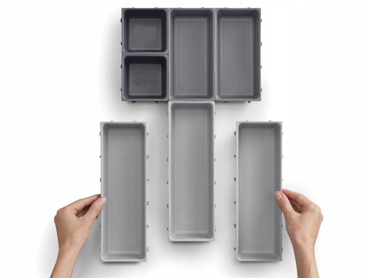 ORGANIZER KUCHENNY NA SZTUĆCE WKŁAD DO SZUFLADY POJEMNIK MODUŁOWY POJEMNY