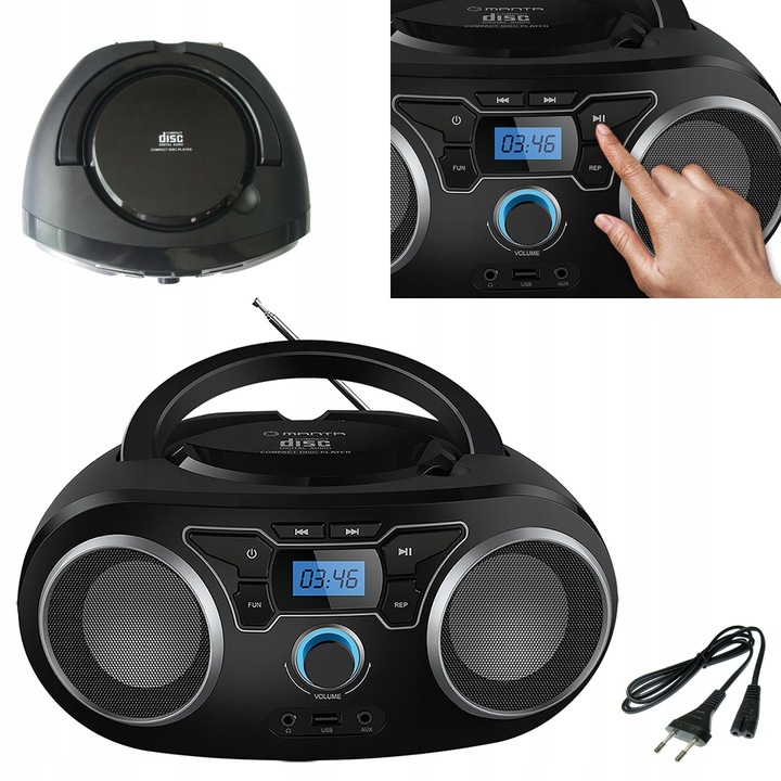 Boombox Manta BBX006 CD Radio Bluetooth