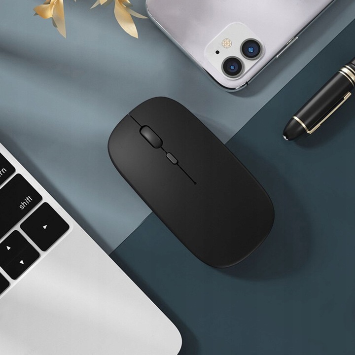 Bezprzewodowa MYSZKA laserowa do komputera DUAL Bluetooth i radio 1600DPI