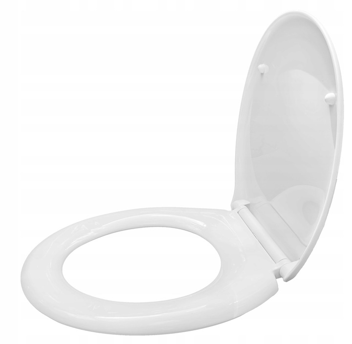 Deska sedesowa wolnoopadająca wypinana UNIWERSALNA owalna WC kołki + śruby