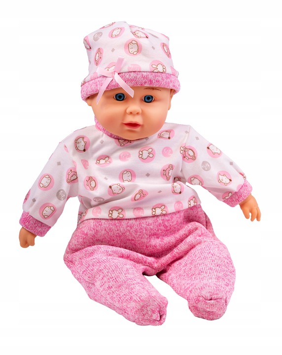 LALKA BOBAS DZIDZIUŚ MÓWIĄCY INTERAKTYWNA ZABAWKA 44cm GRATIS PIERŚCIONEK